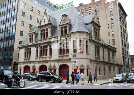 Centre-ville centre de télévision communautaire ancienne caserne 31 moteur New York USA Banque D'Images