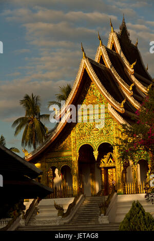 Wat Xieng Thong - La Ville d'Or Temple de Luang Prabang Banque D'Images