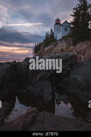 Phare de Bass Harbor Banque D'Images