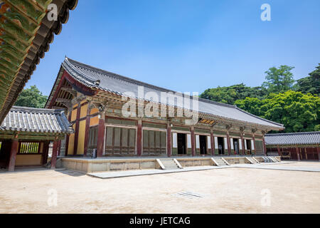 Bulguksa Temple est l'un des plus célèbres temples bouddhistes dans toutes les de Corée du Sud Banque D'Images