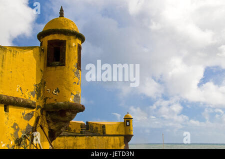 Fortaleza de Sao Tiago, sur la côte de Funchal, Madère, Banque D'Images