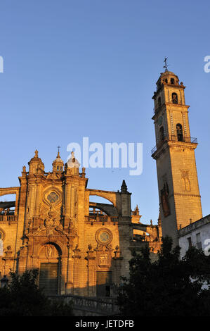 Espagne, Andalousie, province de Cadix, Jerez de la Frontera, Cathédrale de Jerez de la Frontera, Banque D'Images