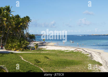 La Martinique, le cap Chevalier, sur la plage, tourisme Banque D'Images