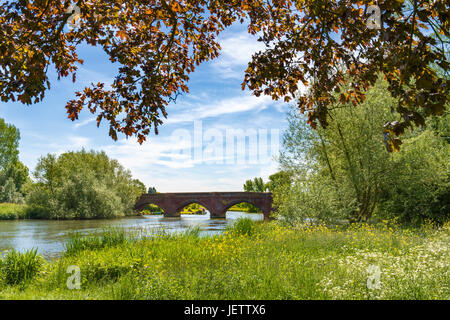 Clifton Hampden Pont sur la Tamise, Oxfordshire, UK Banque D'Images