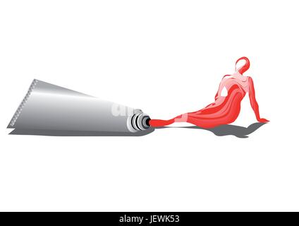 Rouge printemps médicinales Illustration de Vecteur