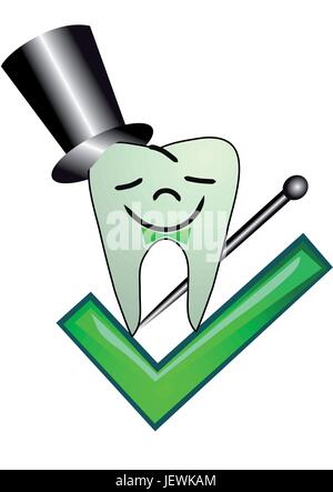 Protéger les dents Illustration de Vecteur