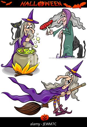 Bande dessinée balai Illustration de Vecteur