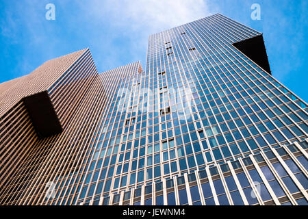 L'architecture contemporaine, moderne, de Rotterdam ville verticale, Rotterdam, Pays-Bas. Banque D'Images