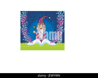 L'étude, histoire, grand, grand, énorme, extreme, puissant, imposant, immense, Illustration de Vecteur