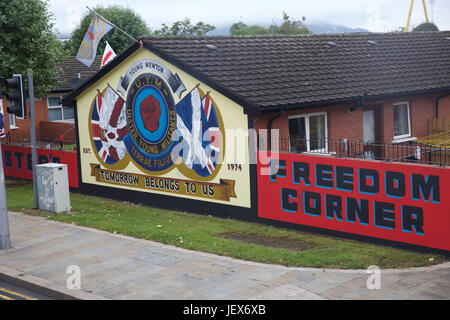 Belfast, en Irlande. 28 Juin, 2017. Ciel gris sur Belfast. Credit : Keith Larby/Alamy Live News Banque D'Images