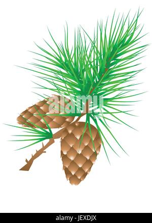 Cône de décoration Illustration de Vecteur