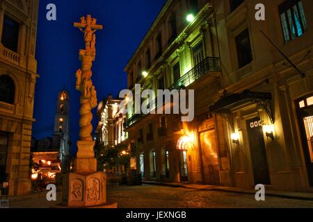 San Francisco de Asis Square dans la vieille Havane. Banque D'Images