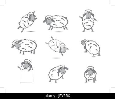 Art, sport, sports, isolée, couleur, animal, mammifère, fleur, plante, visage, Illustration de Vecteur