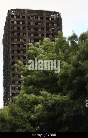 La Tour de Londres, Grenfell après incendie Banque D'Images