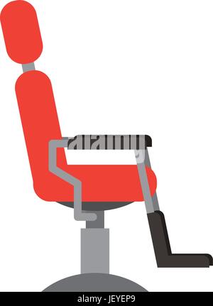 Président barbershop icône isolé Illustration de Vecteur