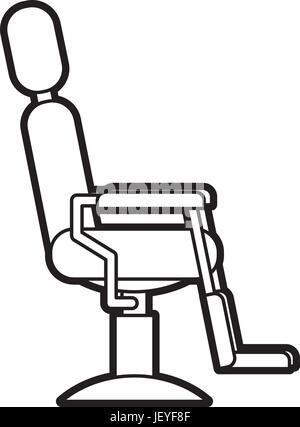 Président barbershop icône isolé Illustration de Vecteur