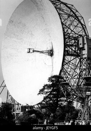 L'observatoire de Jodrell Bank, le mark I Banque D'Images