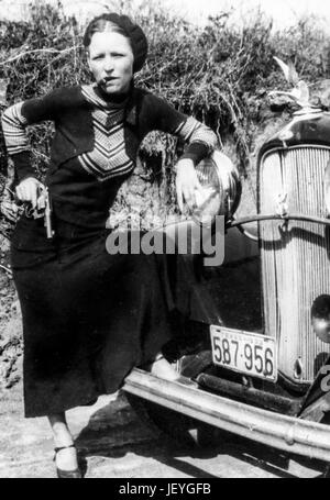 Bonnie Parker, 1933 Photo Stock - Alamy