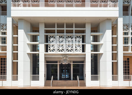 La Maison du Parlement du Territoire du Nord, connu localement comme le gâteau de mariage. Darwin, Territoire du Nord, Australie. Banque D'Images