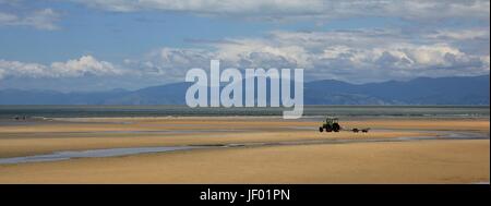 Plage de sable à Marahau Banque D'Images