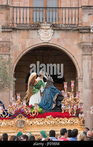 Confrérie de la Prière au jardin des oliviers en procession de la semaine sainte, Linares, JaŽn province, Andalusia, Spain Banque D'Images