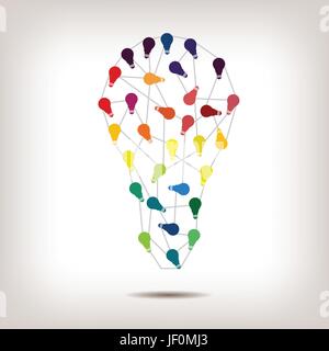 Objet, eco, art, isolée, couleur, relié, graphique, de la science, de l'énergie, l'alimentation, Illustration de Vecteur