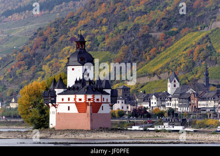 Château Pfalzgrafenstein Banque D'Images