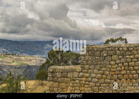 Les ruines Inca Ingapirca dans Manabi Equateur Banque D'Images