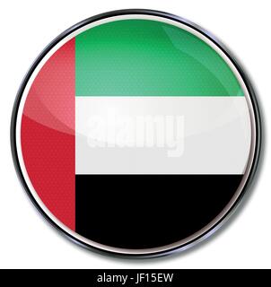 Emirats arabes unis bouton Illustration de Vecteur