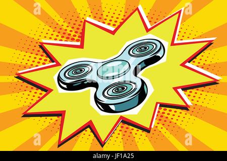 Fidget part spinner Illustration de Vecteur