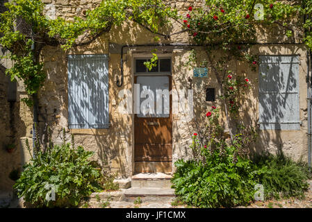 Alte Tür de Vaison la Romaine,Frankreich Banque D'Images