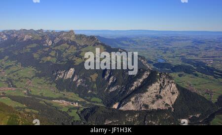 Mt Stockhorn, vue du Mont Niesen Banque D'Images