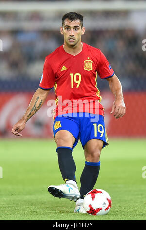 Jonny pendant le match de entre l'Espagne et l'Italie le 27 juin 2017 à Cracovie, en Pologne. (Photo de MO Media) Banque D'Images