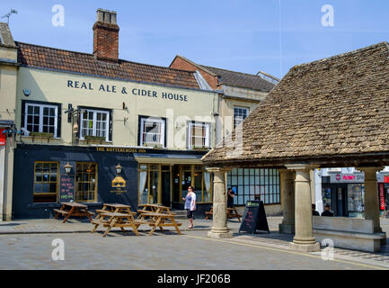 Une petite ville de Chippenham Wiltshire england UK Banque D'Images