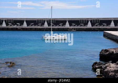 Paysage de El Hierro Canary Island Banque D'Images