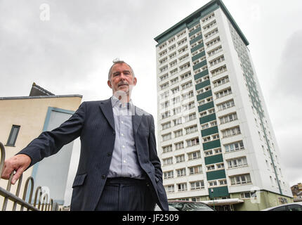 Droit d'auteur par Paul Images Slater Ltd - Chef de Plymouth City Council Ian Bowyer extérieur Mountwise Tours, Devonport, Plymouth. Banque D'Images