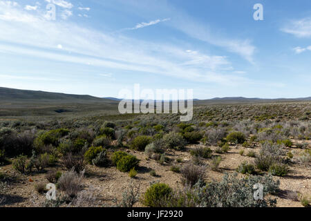 Nuages pointant vers l'émerveillement sans fin de Tankwa Karoo Banque D'Images