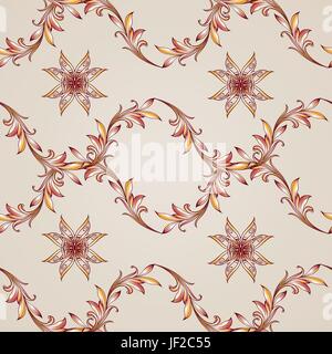 Feuille, détail, fleur, plante, brown, brunâtre, brunette, Bloom, s'épanouir, Illustration de Vecteur