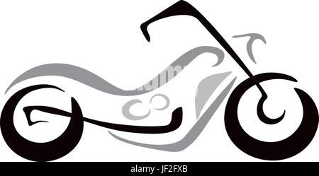 Pictogramme moto Illustration de Vecteur