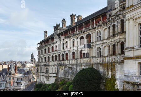 Château Royal de Blois, France. Banque D'Images