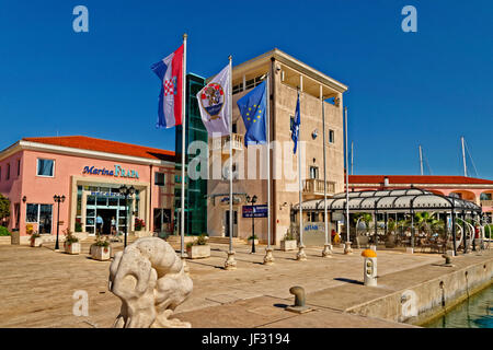 Port de plaisance de Frapa à Rogoznica, au nord de Split sur la côte Adriatique de Croatie. Banque D'Images