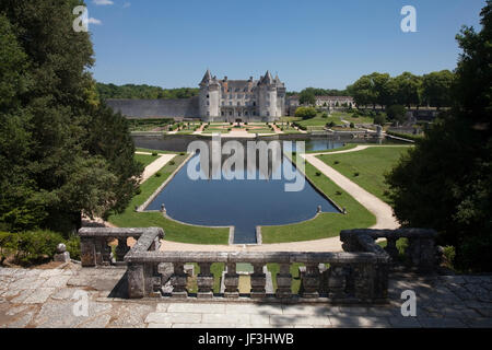 Château de la Roche Courbon France Banque D'Images