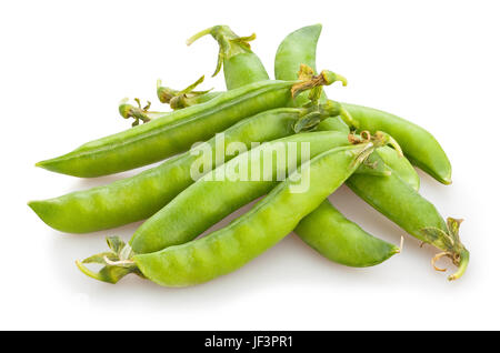 petits pois isolés Banque D'Images