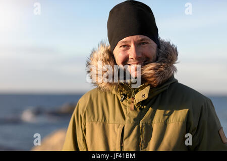 Portrait of smiling man Banque D'Images