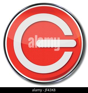 Supprimer, d'éliminer, de résilier, effacer, supprimer, un bouton, un nouveau venu, l'attention, tourner à Illustration de Vecteur