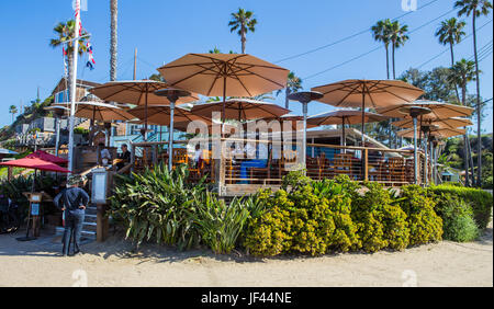 Le restaurant Beachcomber à Crystal Cove State Park California USA Banque D'Images