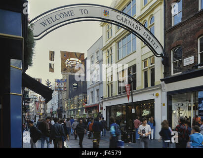 Carnaby Street. Londres. L'Angleterre. UK. 1990 Banque D'Images