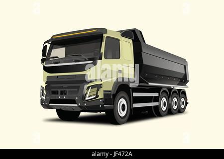 Grand réaliste Wrecker Illustration de Vecteur