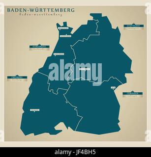 Ville, village, modèle, design, projet, concept, plan, projet, graphique, moderne, Illustration de Vecteur