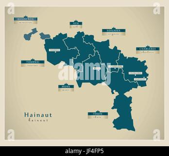 Graphique, moderne, modernité, europe, Belgique, région, province, vecteur, atlas, Illustration de Vecteur